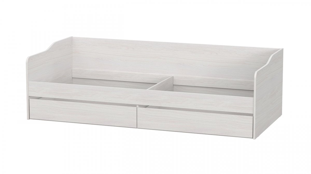 

Кровать SV-Мебель КР-1 2, ясень анкор светлый, 203.2x94x60, Бежевый, КР-1 (серия 2)