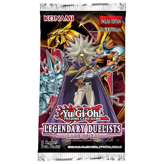 

Набор карточек для игры Yu-Gi-Oh Legendary Duelist. Rage of Ra Booster, YGO11