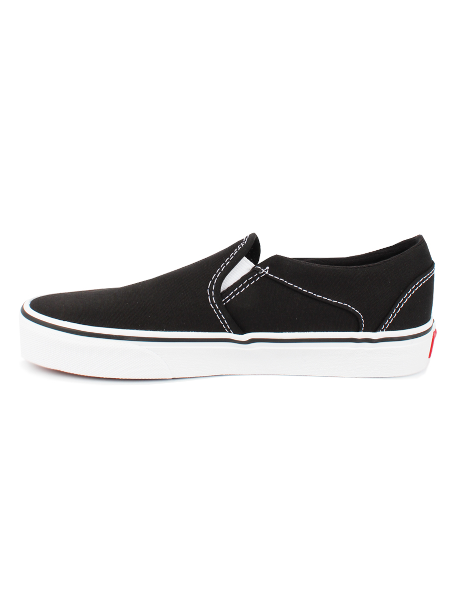 

Слипоны женские Vans VA32QM187 белые 6 US, WM ASHER (Canvas)Blk/Wht