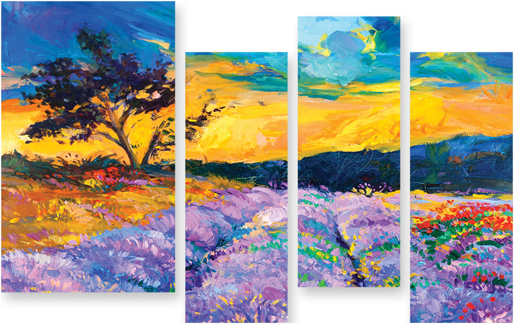 

Картина модульная на холсте Модулка Крымский пейзаж 90x60 см, 260