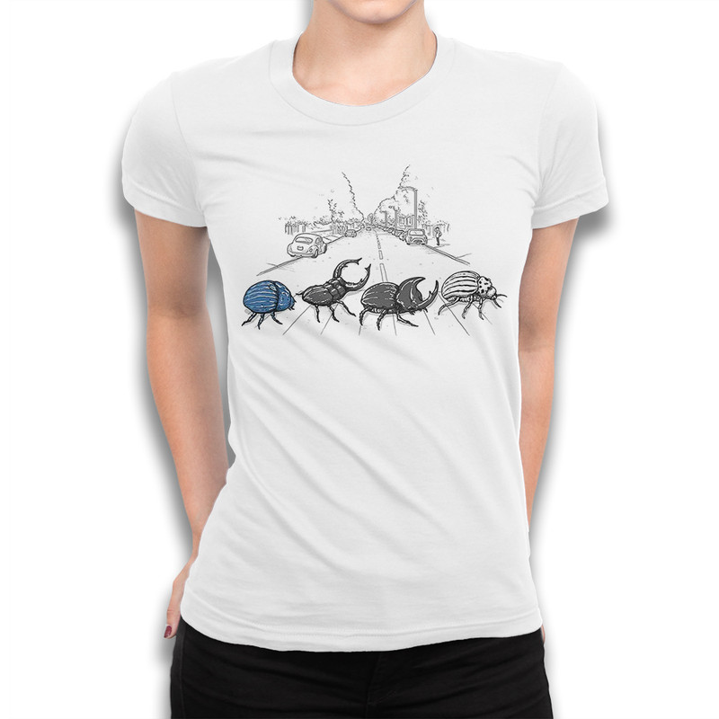 

Футболка женская Dream Shirts Жуки белая XS, Белый, Жуки