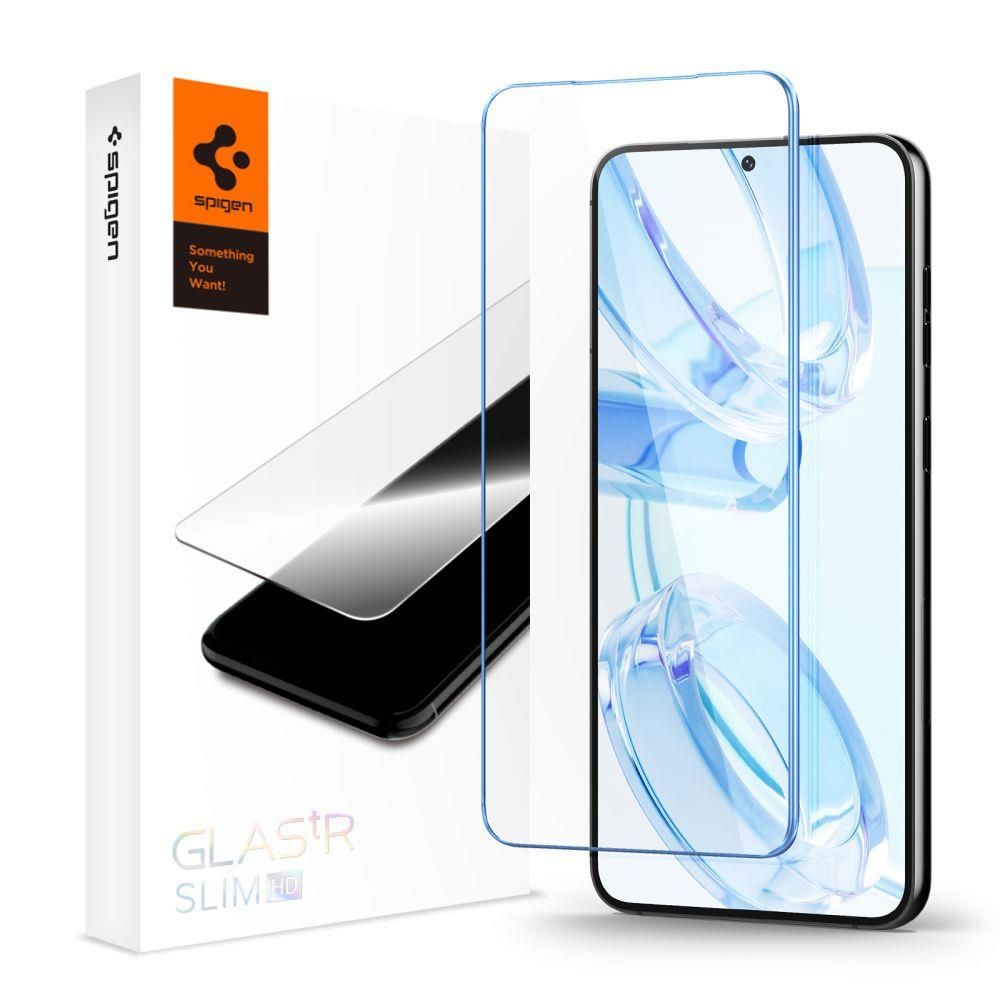 Защитное стекло Spigen для Galaxy S23 - GLAS.tR Slim HD - 1 шт - Прозрачный - AGL05961