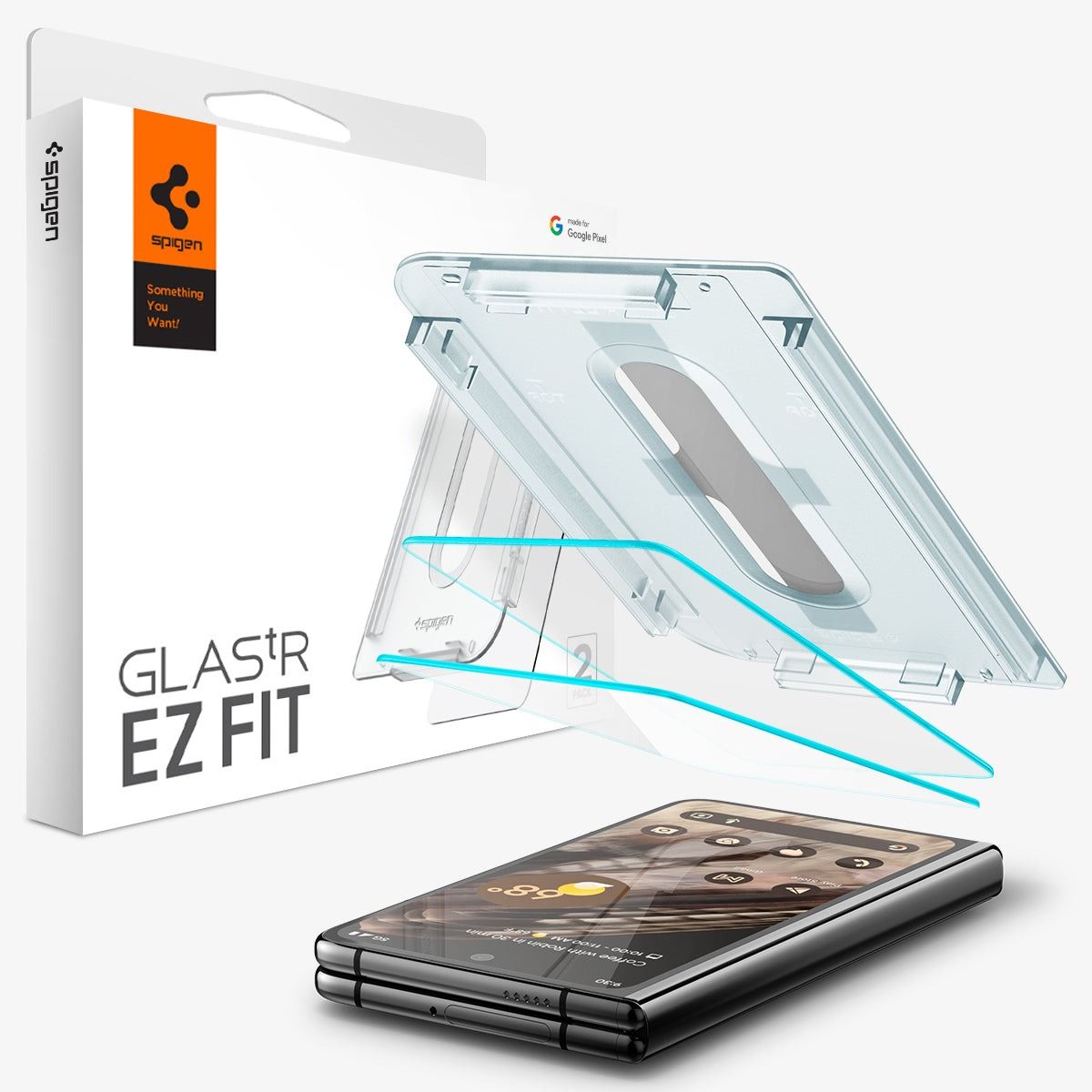

Защитное стекло Spigen для Pixel Fold EZ FIT GLAS.tR Прозрачный 2 шт - AGL06200