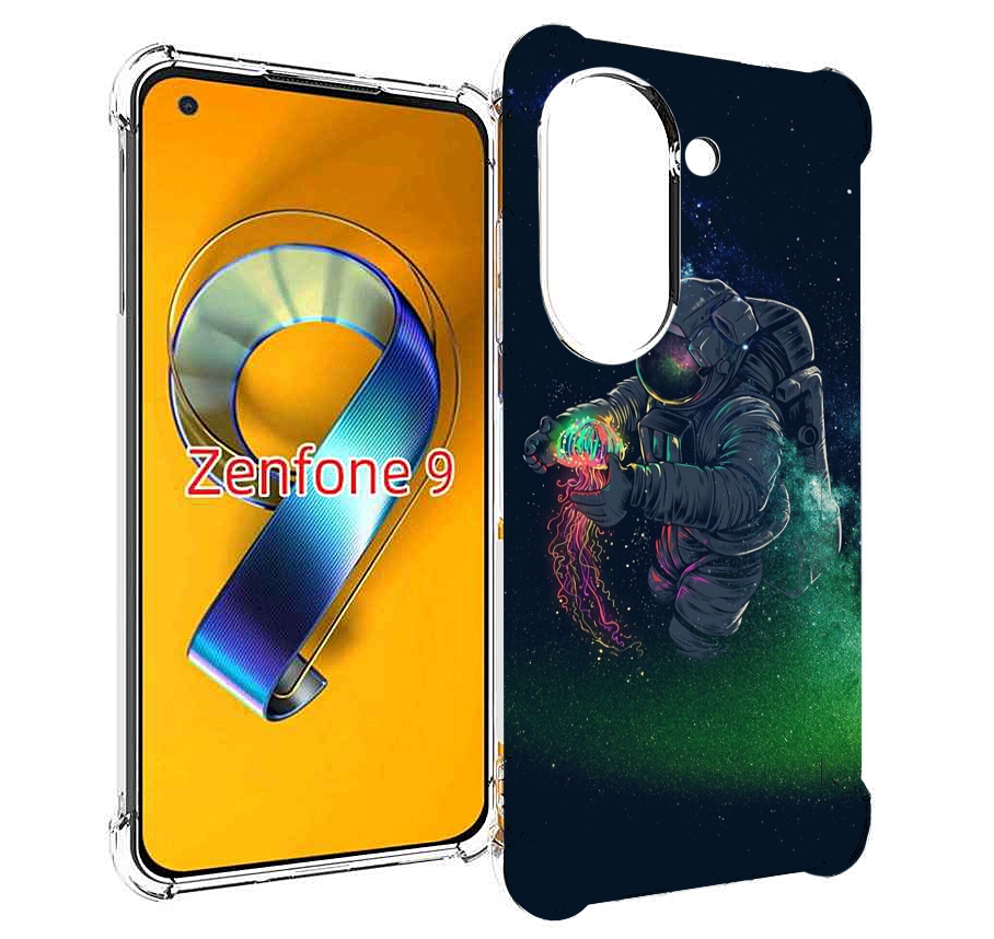 

Чехол MyPads космонавт-с-оружием-арты для Asus Zenfone 9 (AI2202), Прозрачный, Tocco