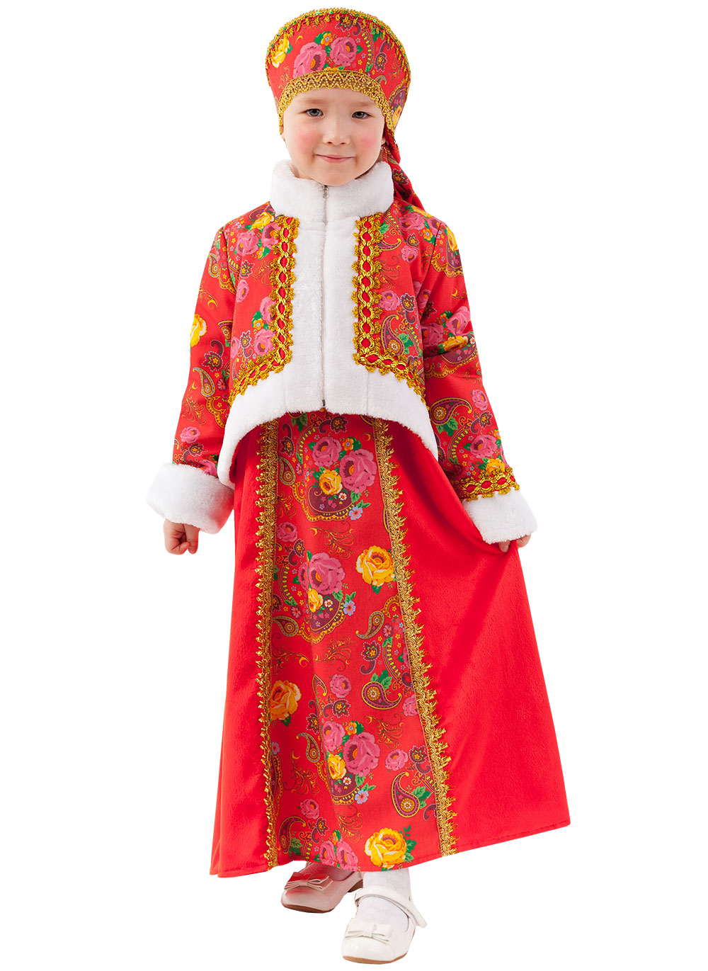 

Карнавальный костюм Batik 1058 к-20 Масленица, красный, 134, 1058 к-20