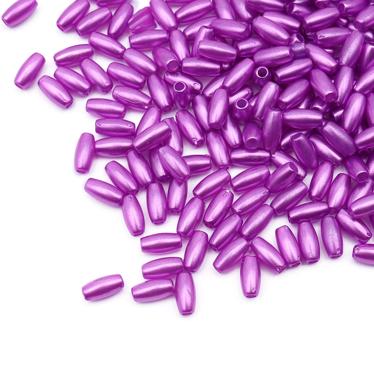 

Бусины Astra&Craft жемчуг (4AR293/294), цветные, 3*6мм, 15г (ярко-сиреневый), Фиолетовый