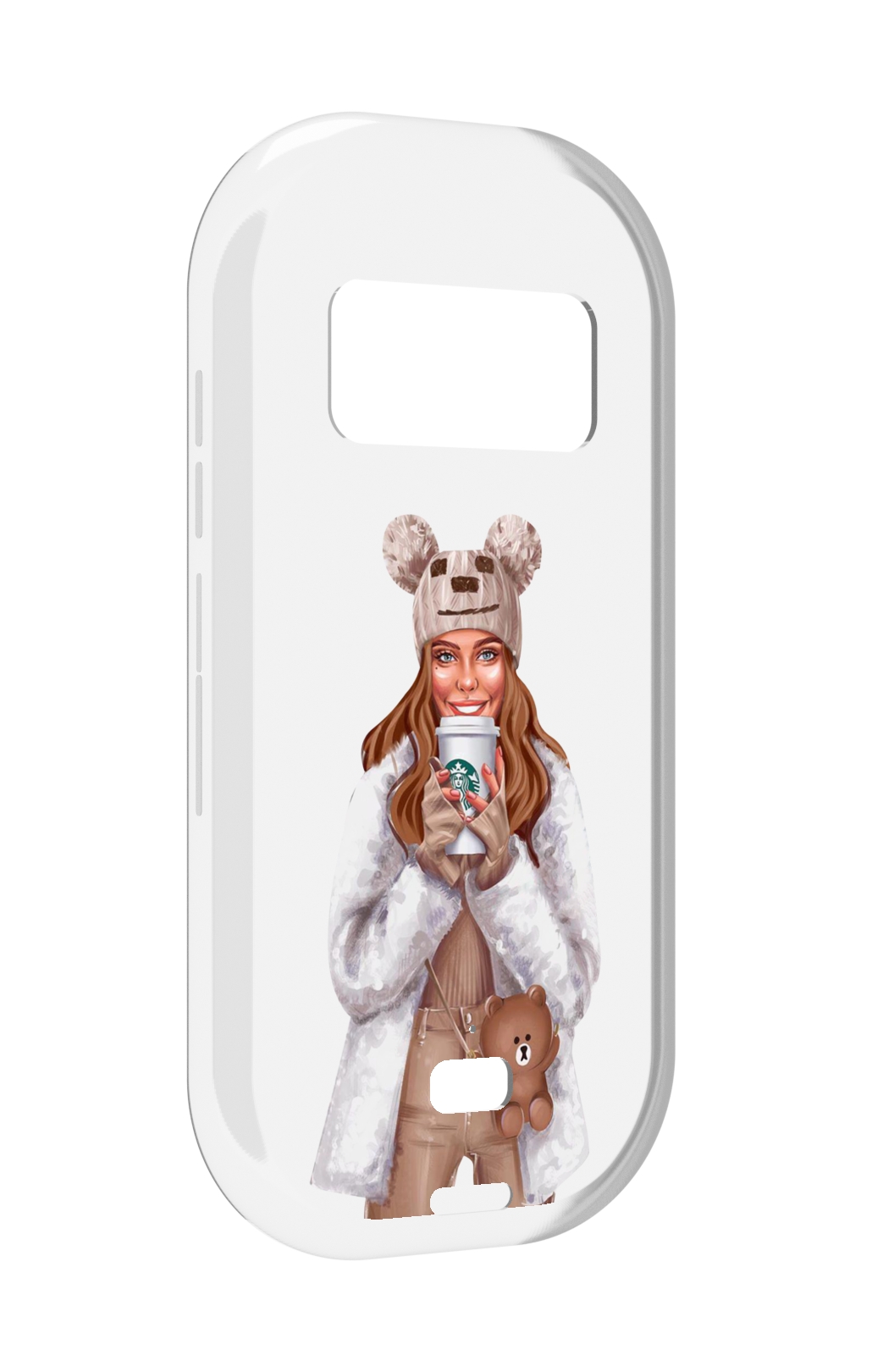 

Чехол MyPads Девушка-с-кофе-старбакс женский для UleFone Armor 15, Прозрачный, Tocco