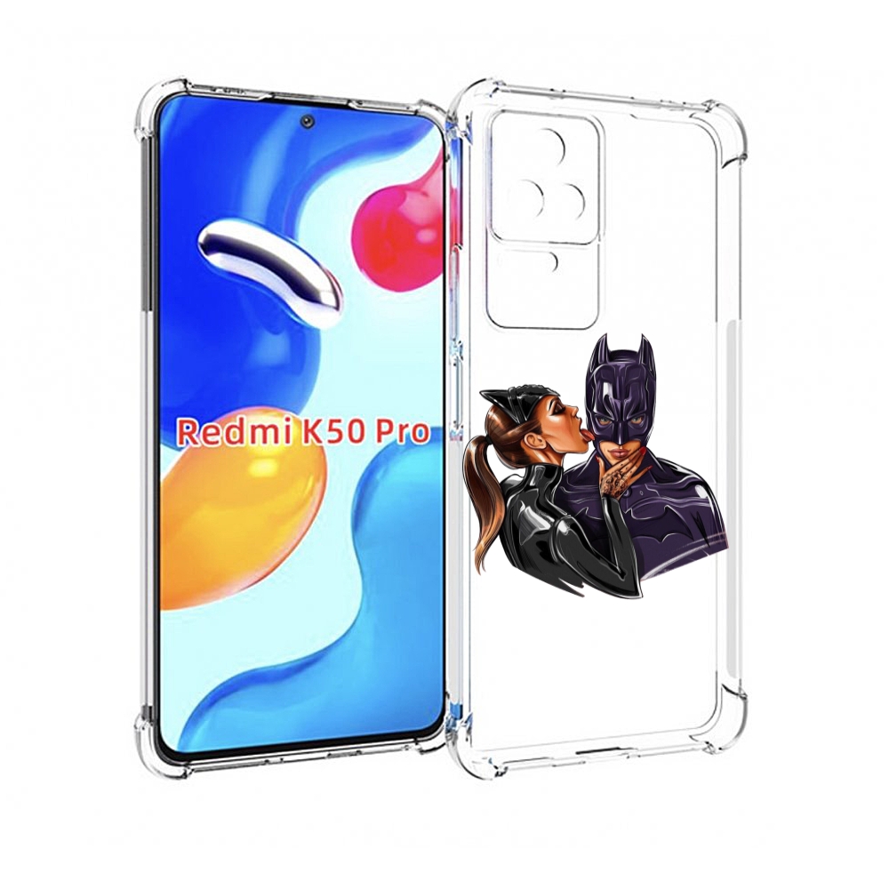 

Чехол MyPads Бэтман для Xiaomi Redmi K50/K50 Pro, Прозрачный, Tocco