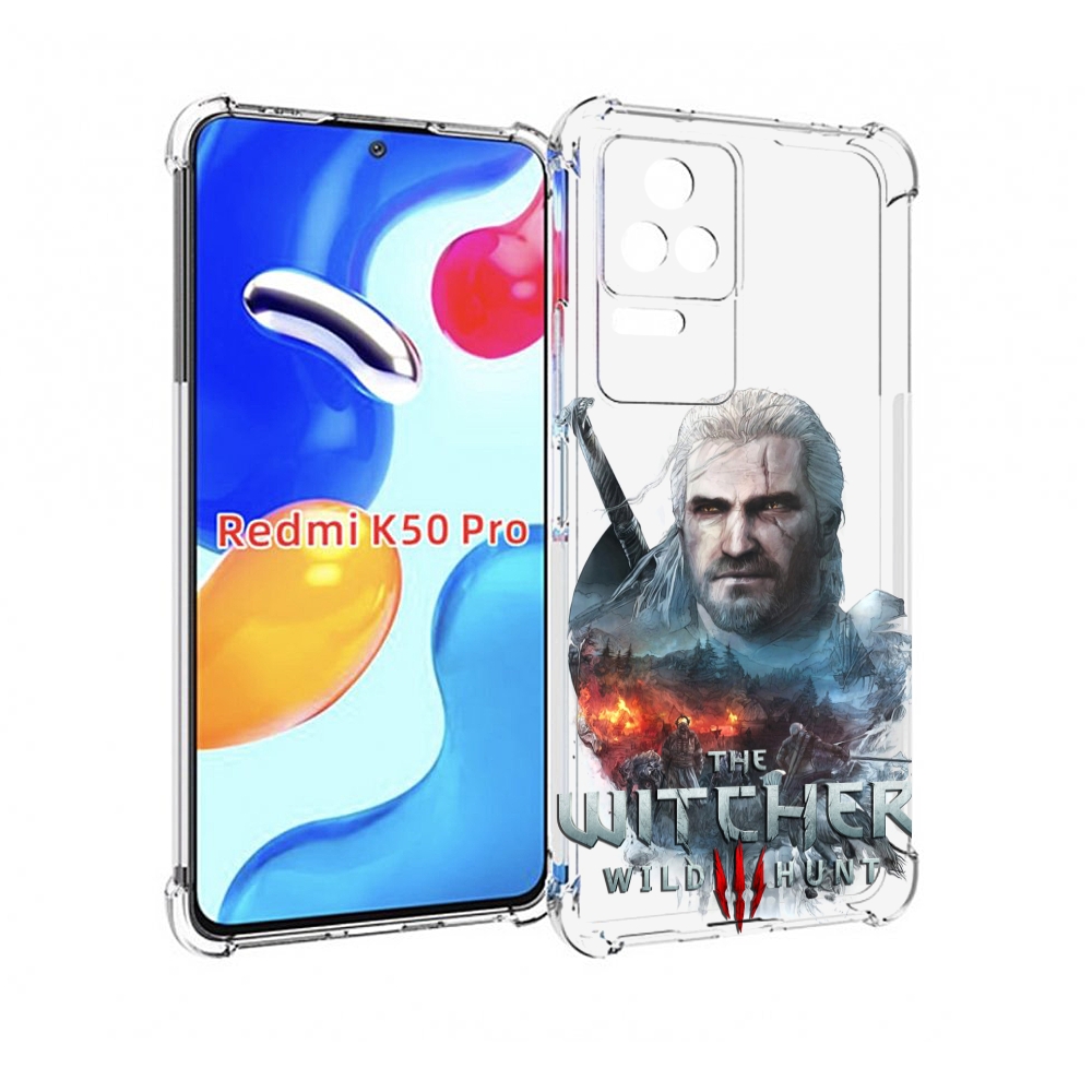 

Чехол MyPads Ведьмак для Xiaomi Redmi K50/K50 Pro, Прозрачный, Tocco