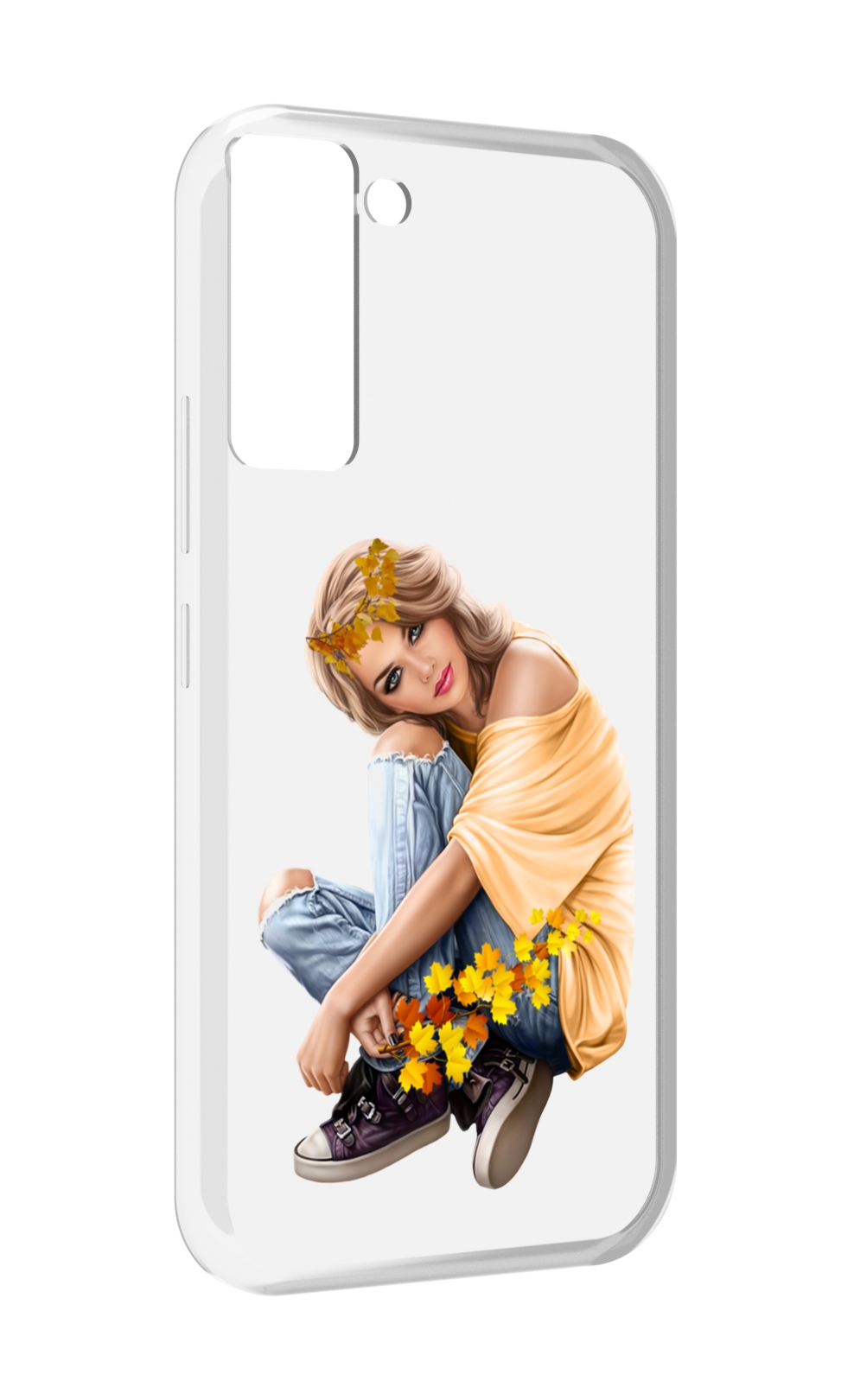 

Чехол MyPads девушка-в-цветочками женский для Tecno Pop 5 LTE / Pop 5 Pro, Прозрачный, Tocco