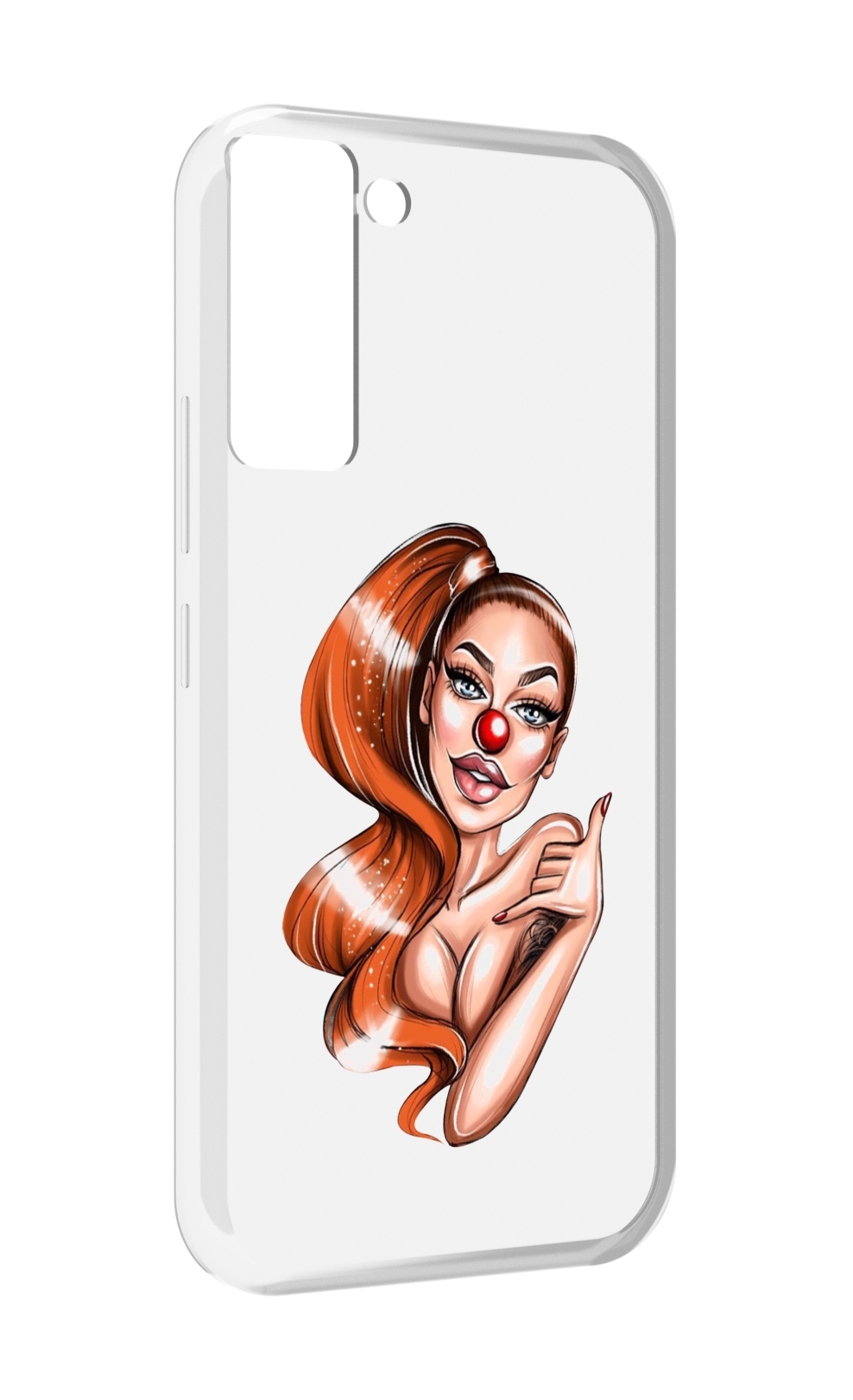 

Чехол MyPads девушка-клоун для Tecno Pop 5 LTE / Pop 5 Pro, Прозрачный, Tocco