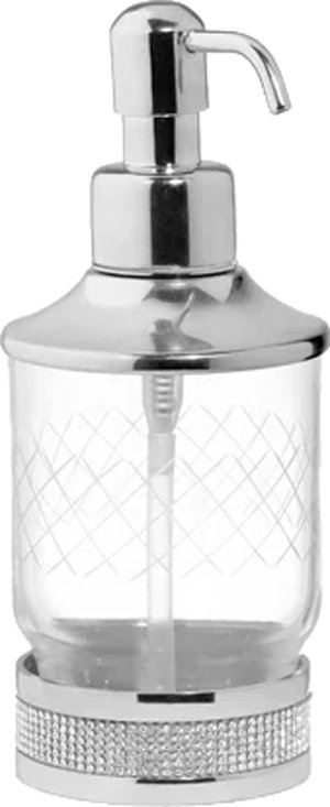 

Дозатор для жидкого мыла Boheme Royal Cristal Chrome настольный