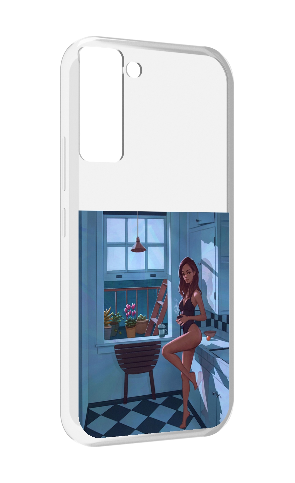

Чехол MyPads девушка-на-кухне для Tecno Pop 5 LTE / Pop 5 Pro, Прозрачный, Tocco