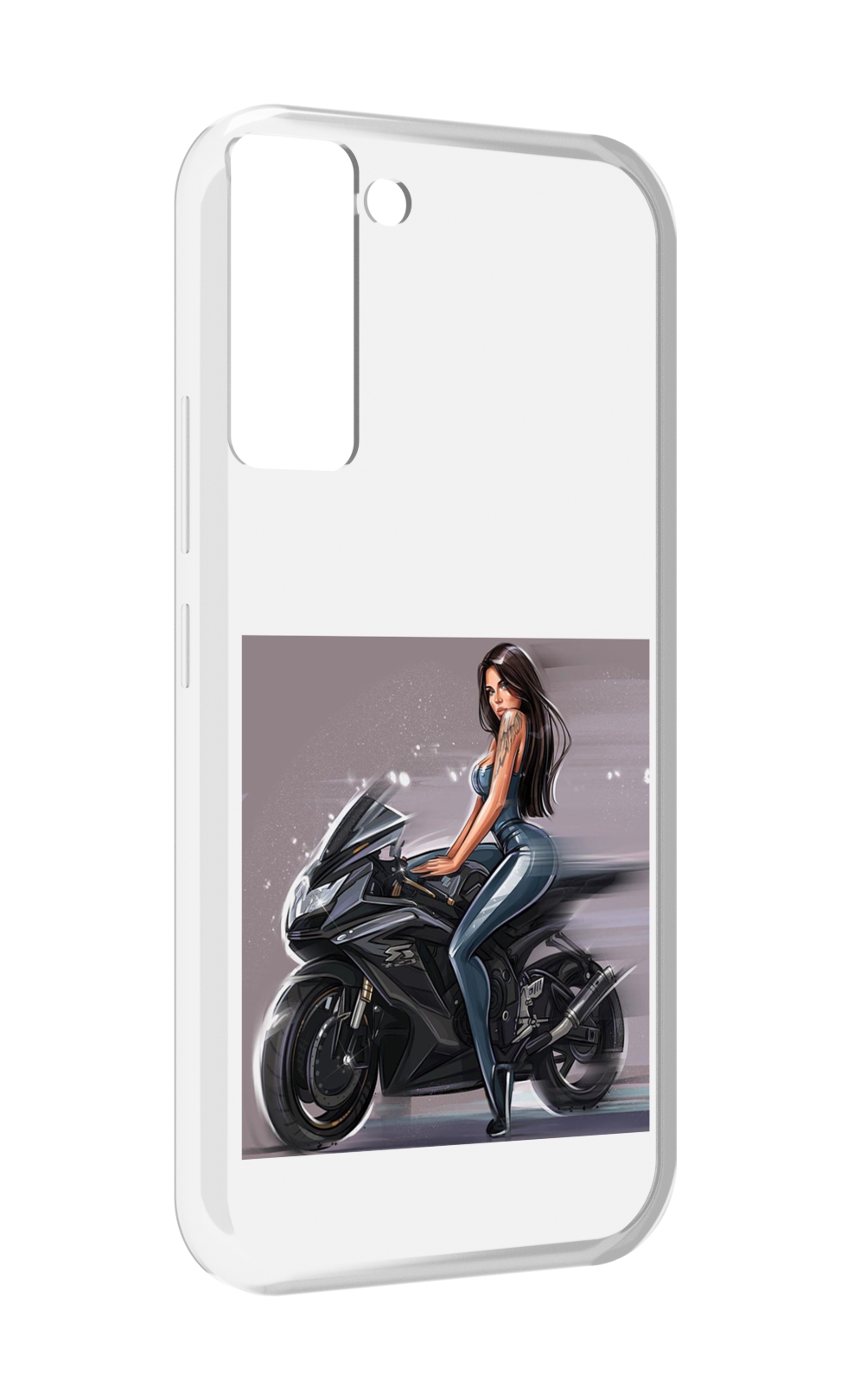 

Чехол MyPads девушка-на-мотоцикле для Tecno Pop 5 LTE / Pop 5 Pro, Прозрачный, Tocco