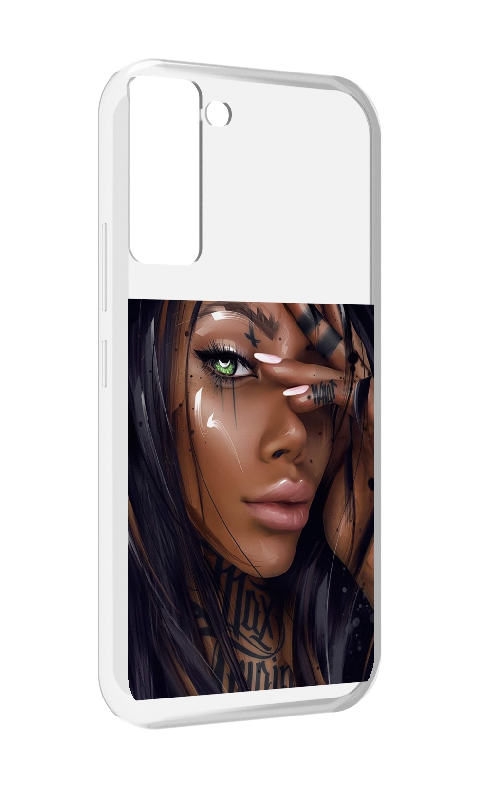 

Чехол MyPads девушка-с-зелеными-глазами-яркими для Tecno Pop 5 LTE / Pop 5 Pro, Прозрачный, Tocco