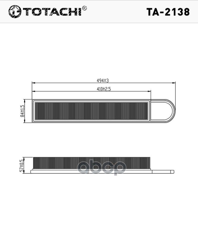 Фильтр воздушный TOTACHI TA-2138