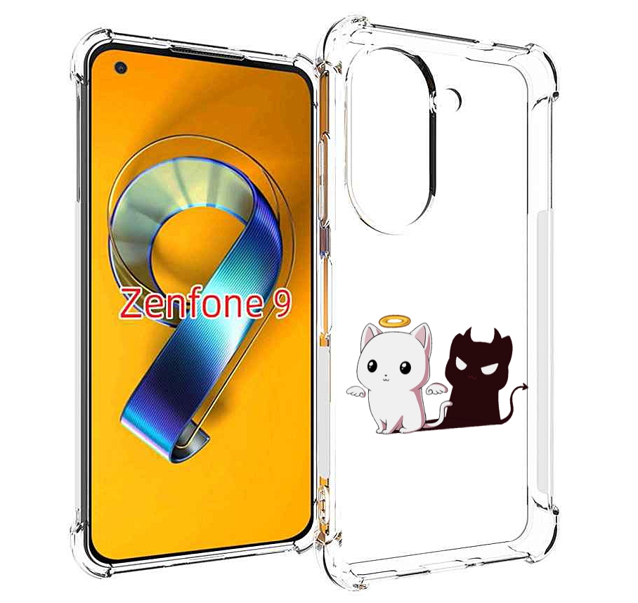 

Чехол MyPads котик-с-злой-тенью для Asus Zenfone 9 (AI2202), Прозрачный, Tocco