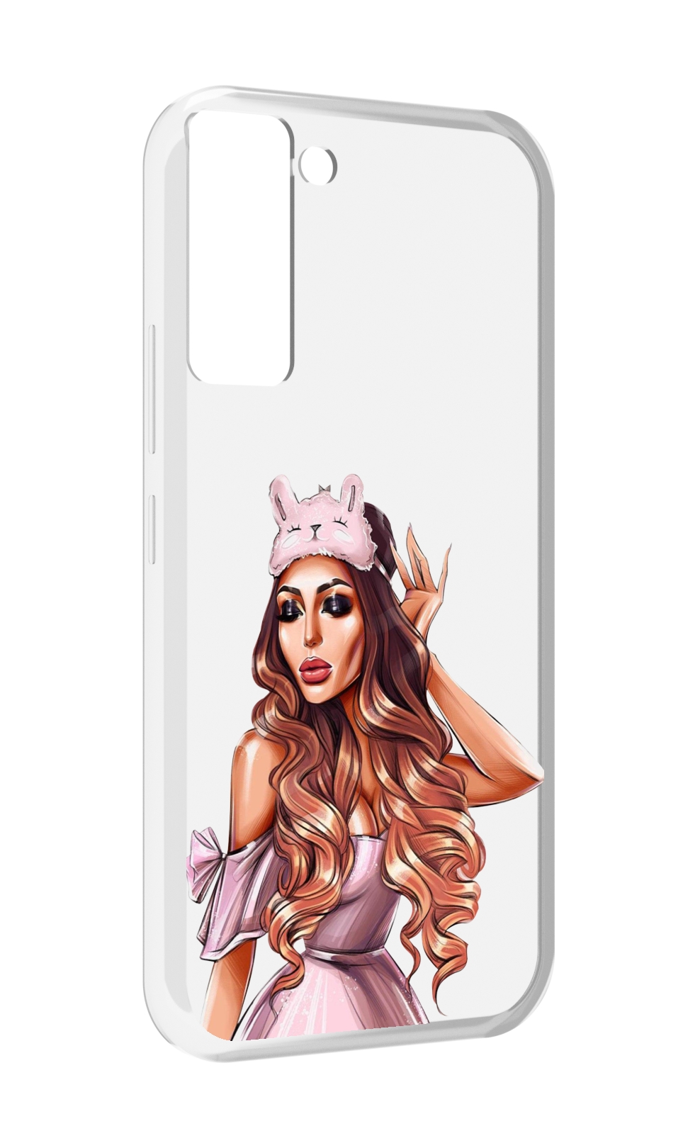 

Чехол MyPads девушка-с-маской-для-сна женский для Tecno Pop 5 LTE / Pop 5 Pro, Прозрачный, Tocco