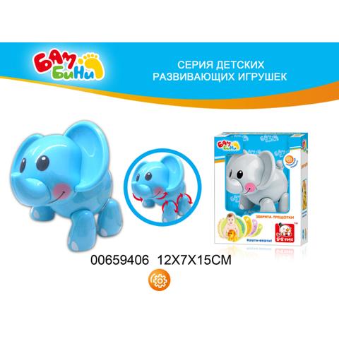 

Развивающая игрушка-трещотка S+S Toys Слоник 100659406