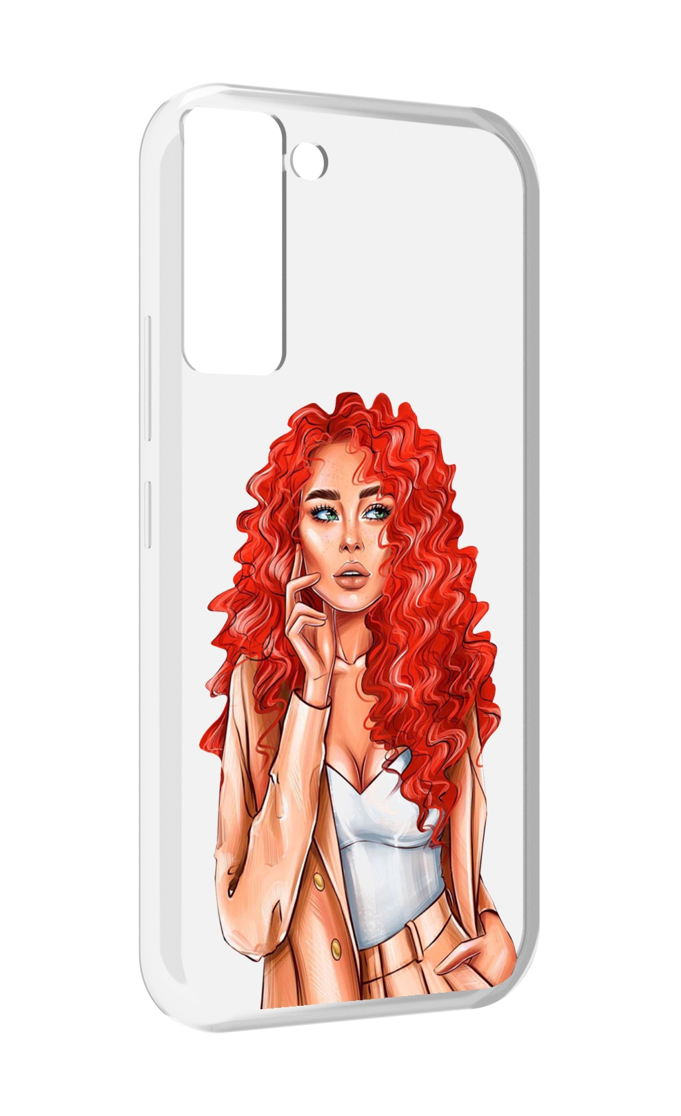 

Чехол MyPads девушка-с-яркими-волосами женский для Tecno Pop 5 LTE / Pop 5 Pro, Прозрачный, Tocco
