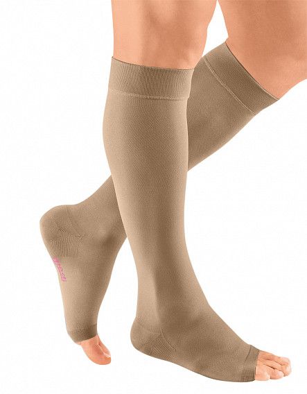 

Гольфы mediven plus 402 Medi с открытым носком 3 кл. компр. р.4 черный малая, 401