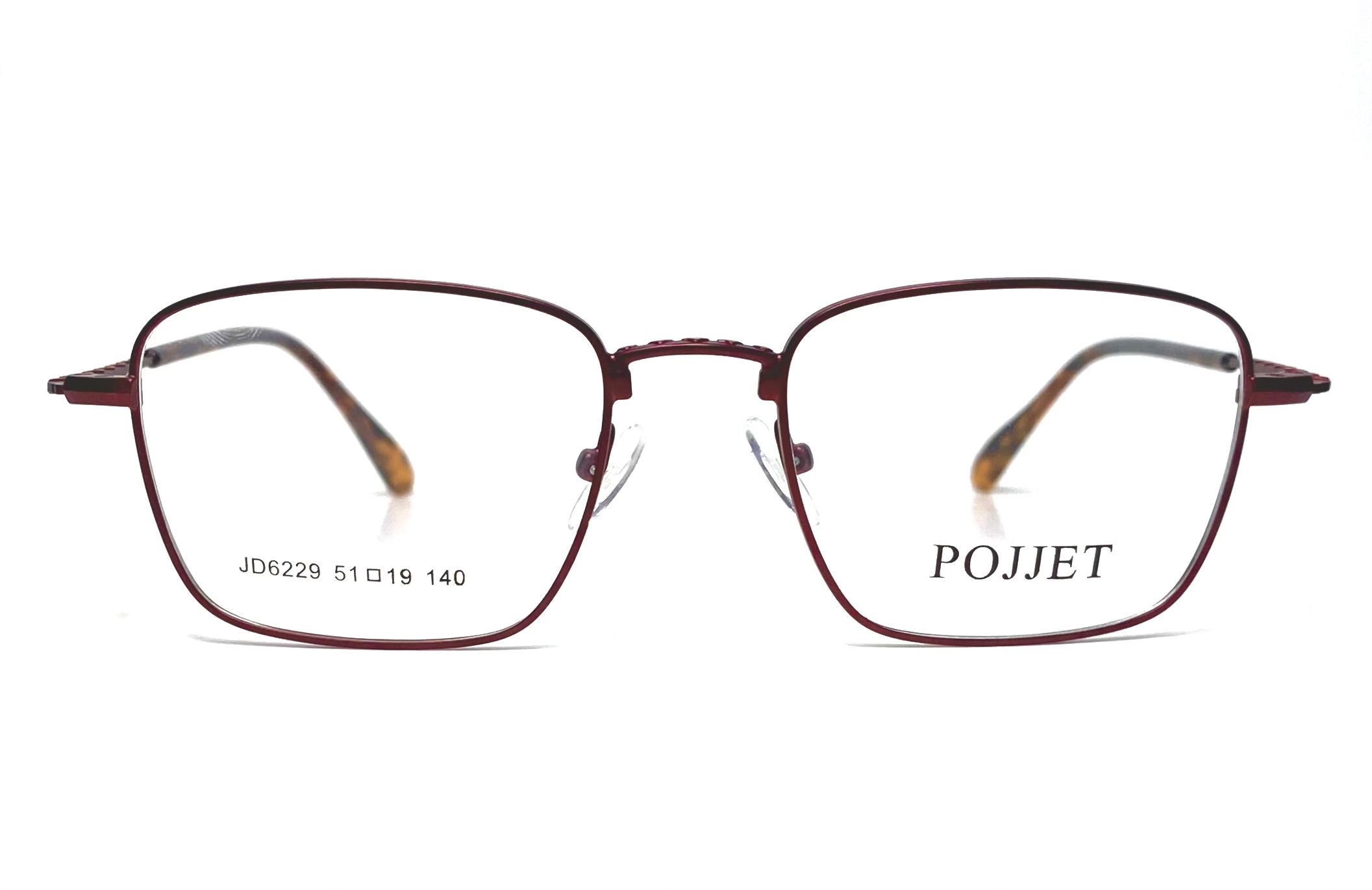 Оправа для очков женская POJJET JD6229 темно-бордовая