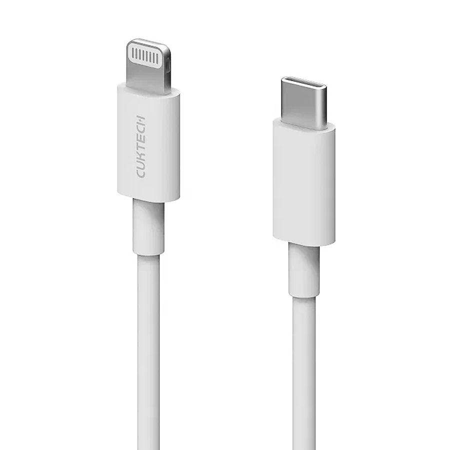 Кабель Lightning-USB Type-C Cuktech KLC-5497 White 0.1 м белый