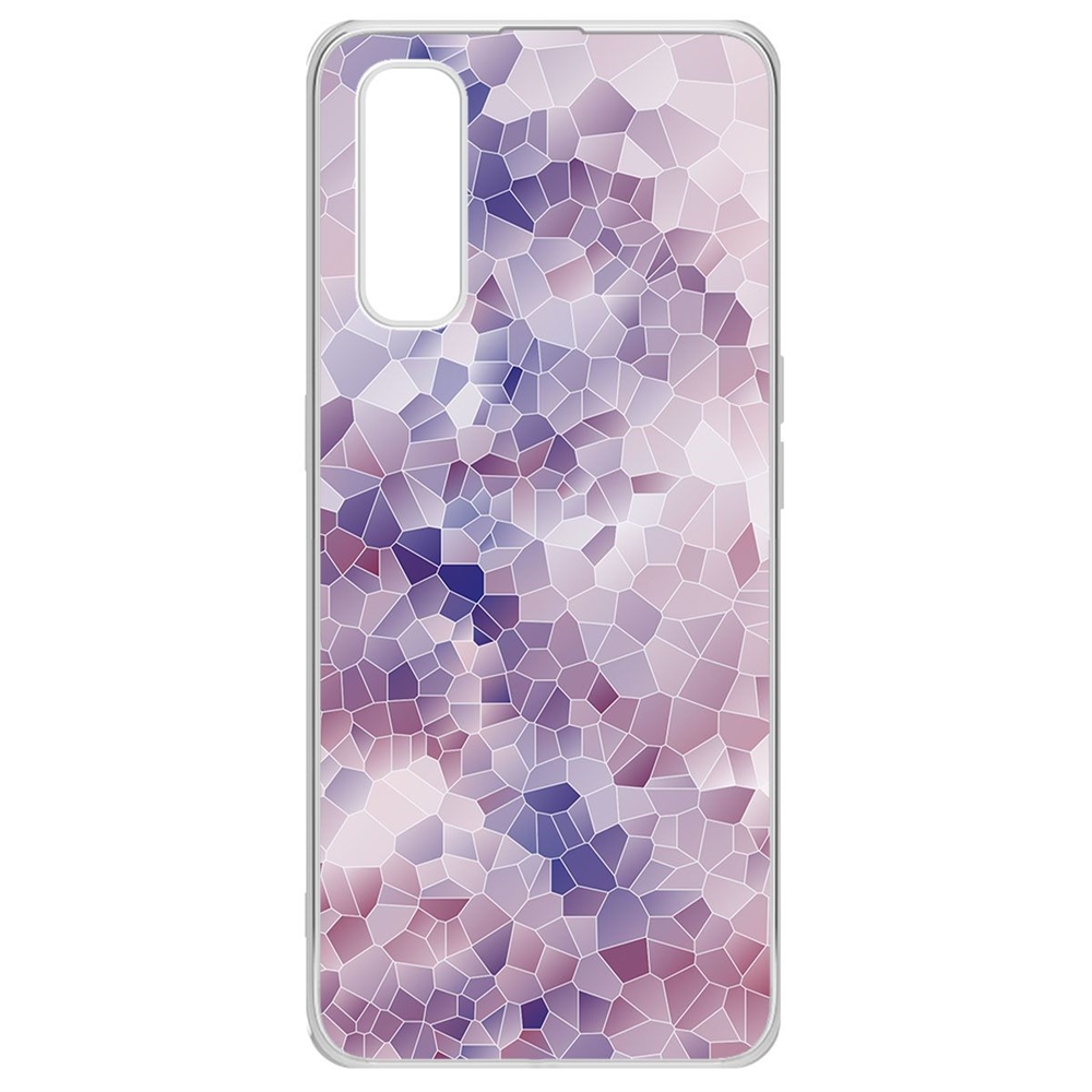

Чехол-накладка Krutoff Clear Case Витраж 2 для OPPO Find X2, Прозрачный