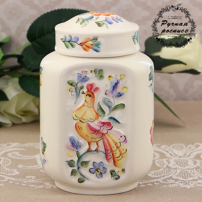 

Чайница "Сказка" 1 сорт, Семикаракорская керамика