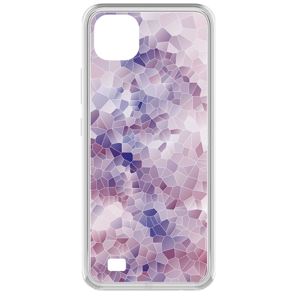 

Чехол-накладка Krutoff Clear Case Витраж 2 для Realme C20, Прозрачный