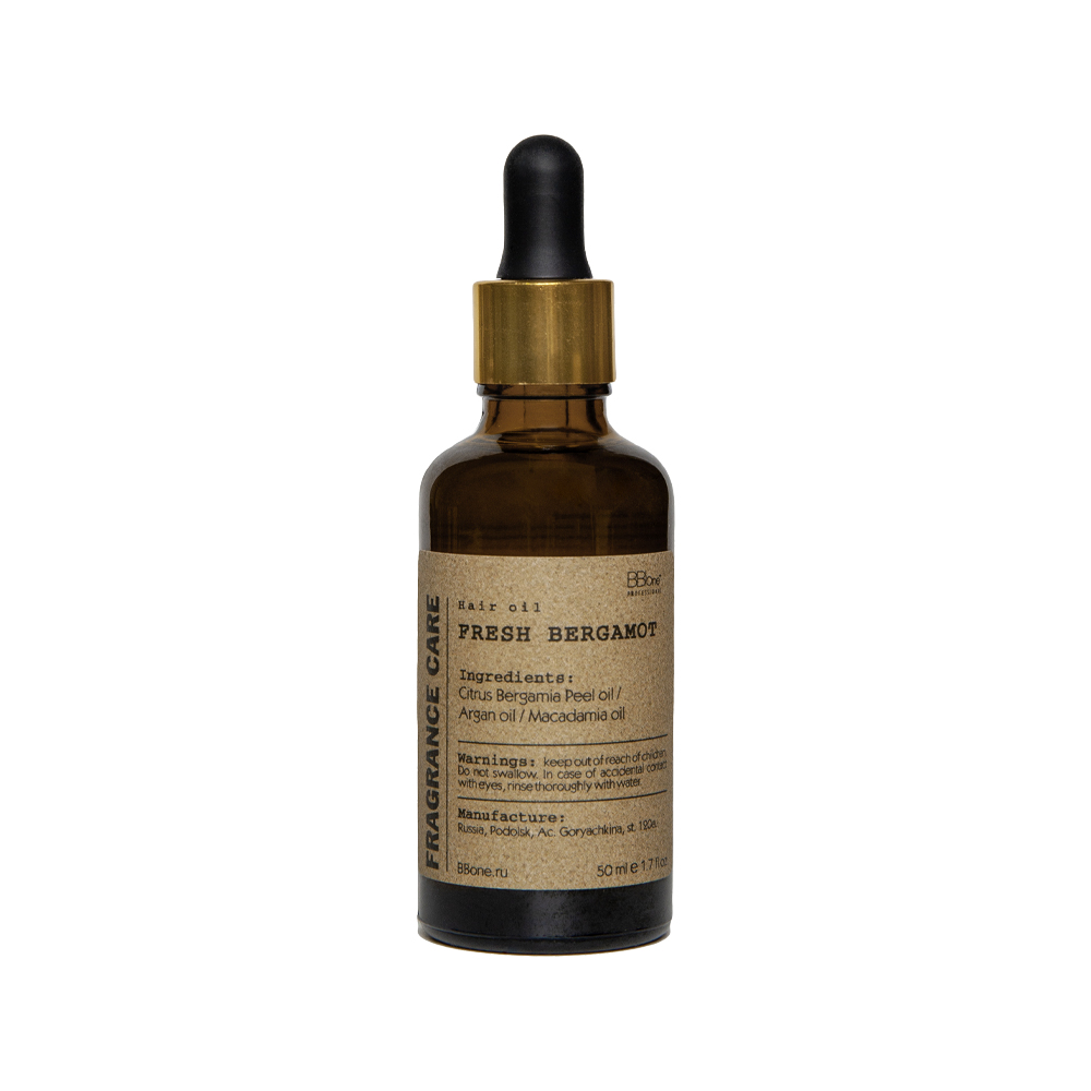 Масло парфюмированное для волос BB ONE Fragrance care Hair oil fresh bergamot 50 мл