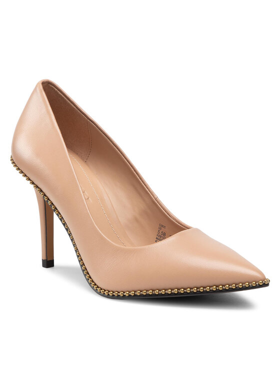 

Туфли Waverly Leather Pump G3935 Coach бежевый 40,5 EU, Waverly Leather Pump G3935