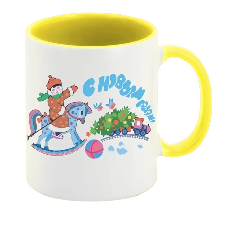 

Кружка CoolPodarok С новым годом Ретро2