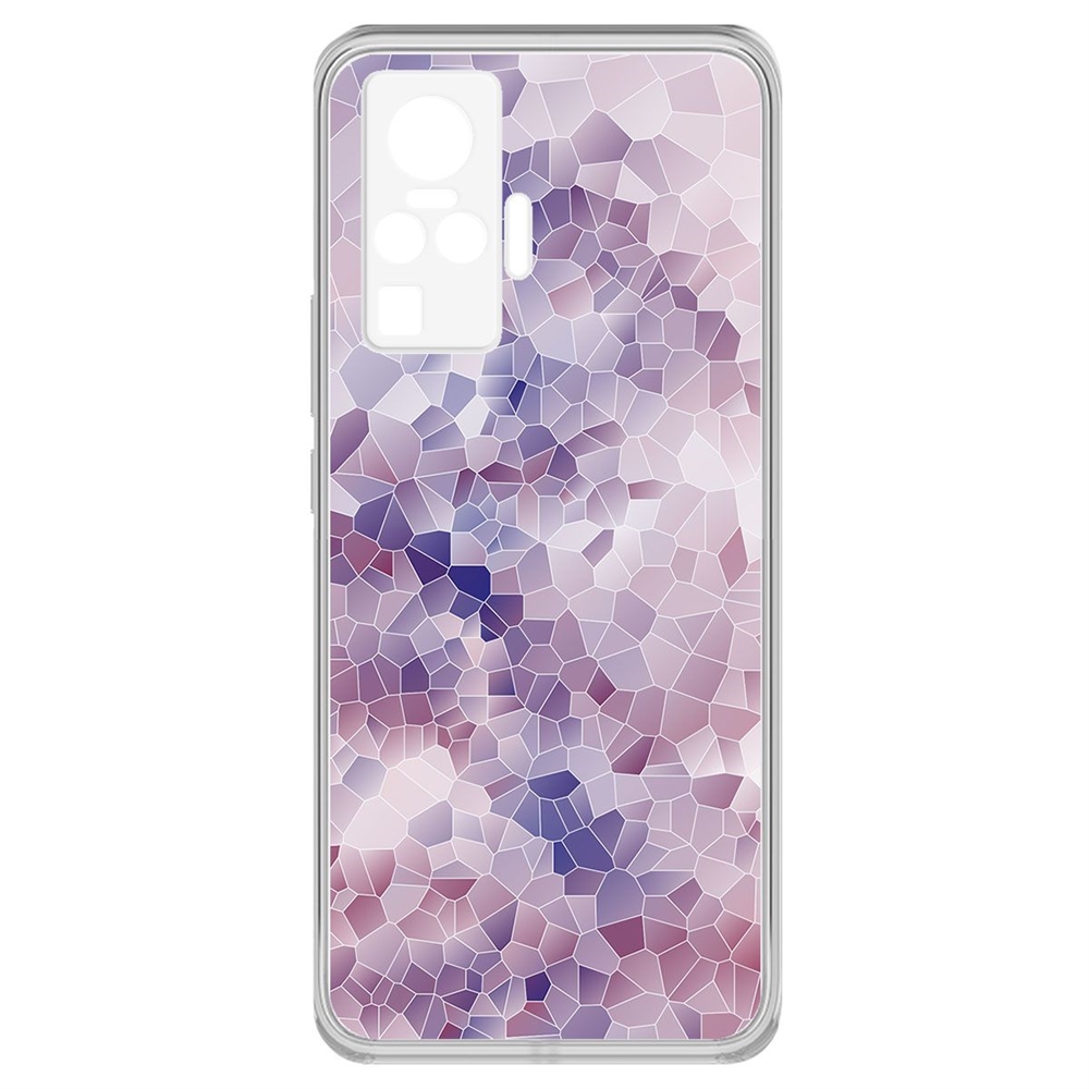 

Чехол-накладка Krutoff Clear Case Витраж 2 для Vivo X50 Pro, Прозрачный