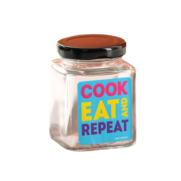 

Банка для хранения квадратная Cook, 150 мл, Прозрачный