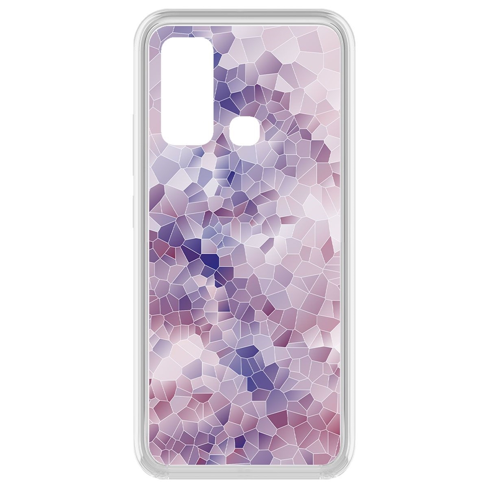 

Чехол-накладка Krutoff Clear Case Витраж 2 для Vivo Y30