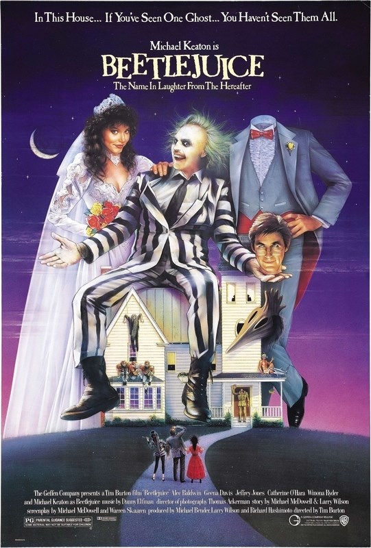 

Постер к фильму "Битлджус" (Beetle Juice) A4