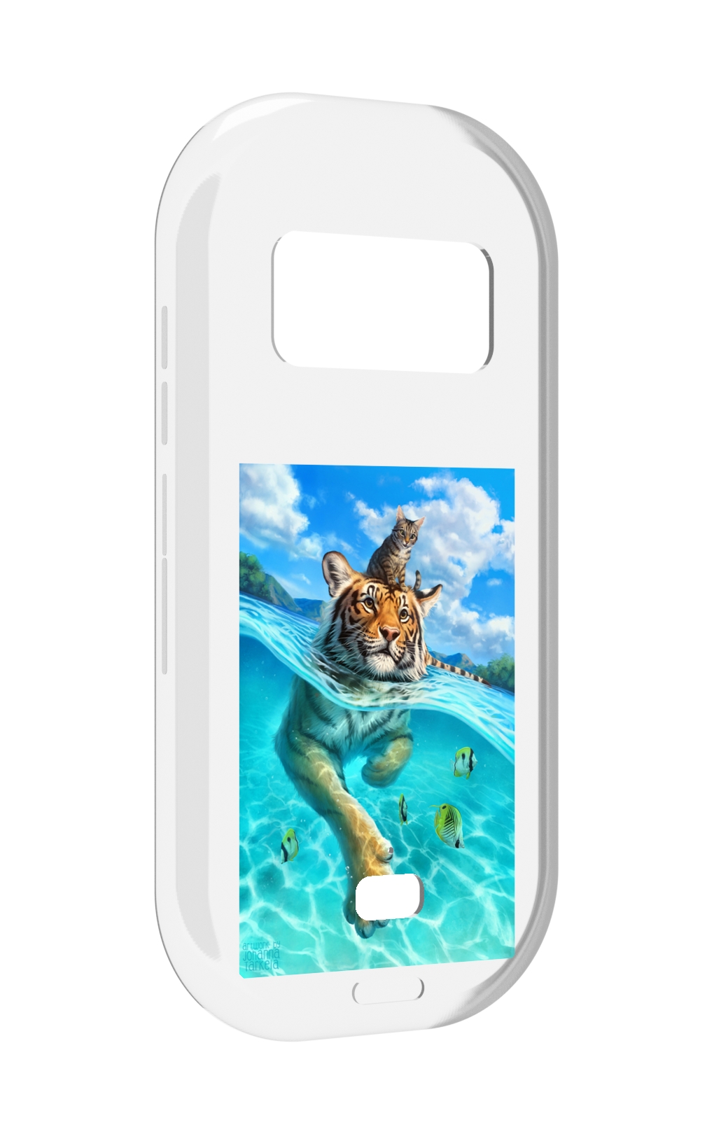 

Чехол MyPads Кот-на-тигре для UleFone Armor 15, Прозрачный, Tocco