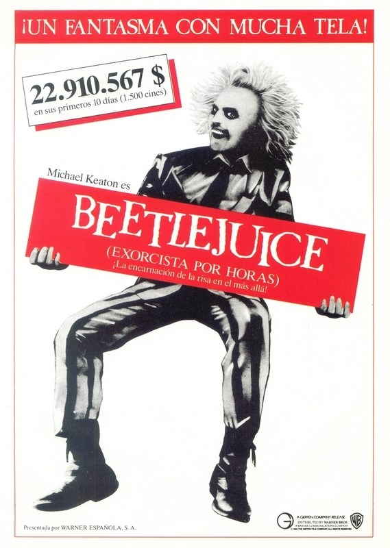 

Постер к фильму "Битлджус" (Beetle Juice) A3