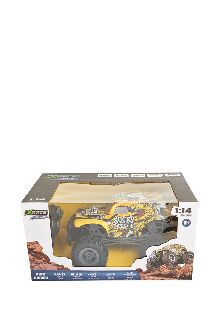 Машинка XRACE Dino Raider на РУ 114 OEM169 2299₽