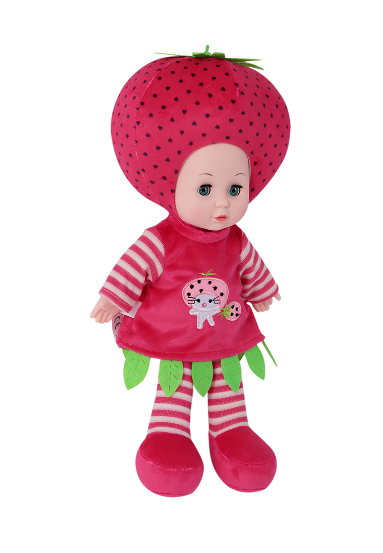 Мягкая кукла Kari Kids B10282 серия Фрукты Клубничка 35см