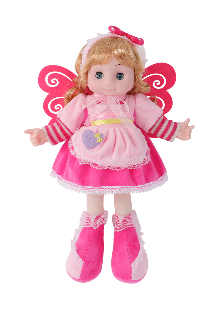 Мягкая кукла Kari Kids B10283 серия Феечка розовая 35 см