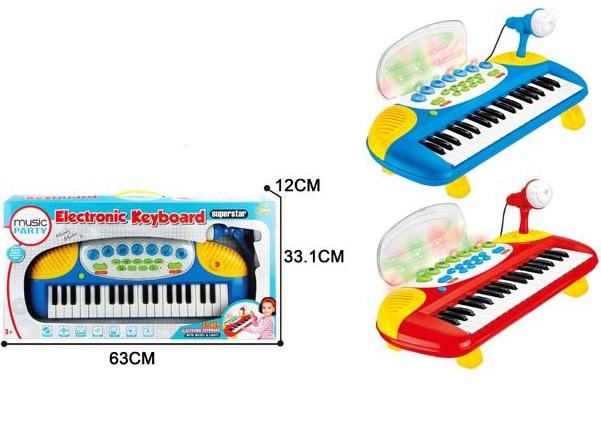 

Пианино с микрофоном, на батарейках BO-25