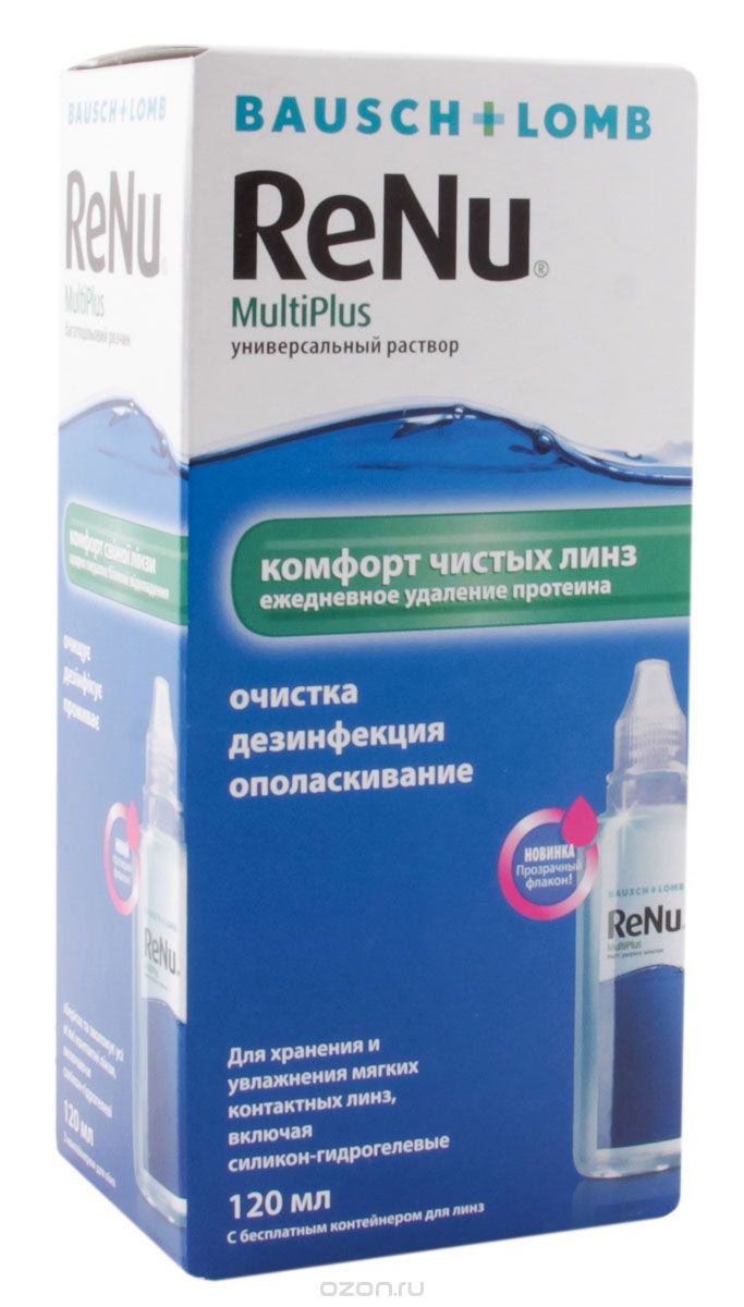 

Раствор ReNu Multi Plus, 120 млn/a