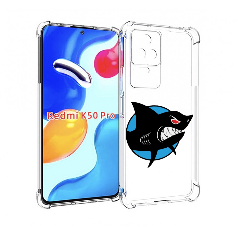 

Чехол MyPads Злая-акула для Xiaomi Redmi K50/K50 Pro, Прозрачный, Tocco