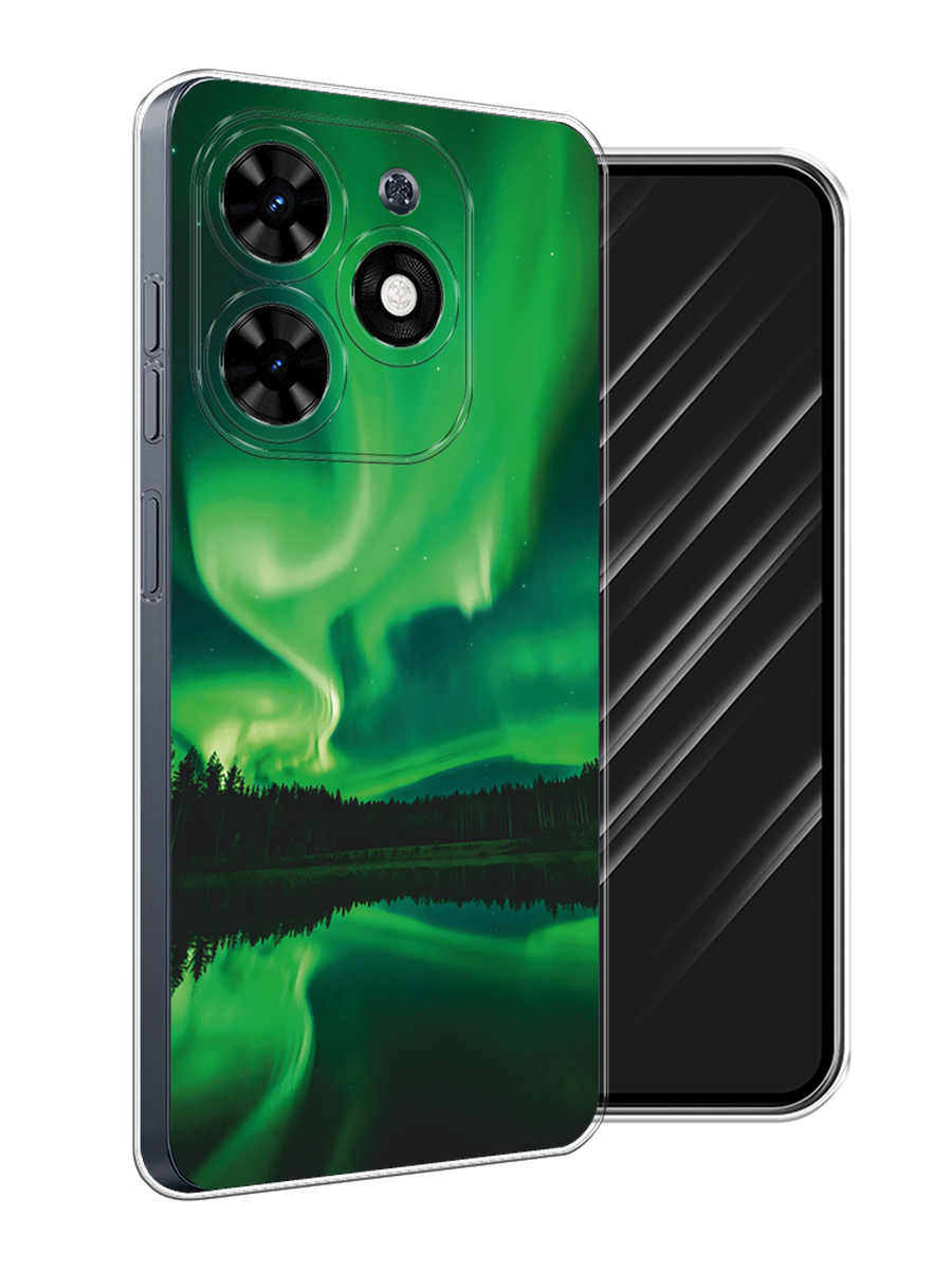

Чехол Awog на Tecno Spark Go 2024 "Ночные пейзажи 7", Зеленый;черный, 304650-1