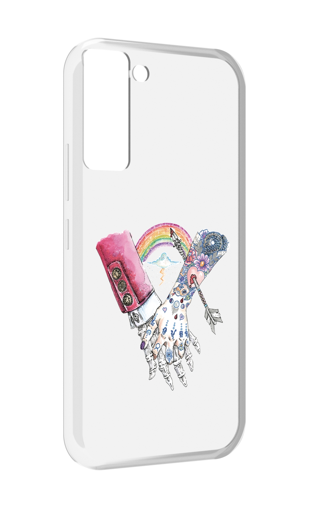 

Чехол MyPads абстракция руки в татуировках для Tecno Pop 5 LTE / Pop 5 Pro, Прозрачный, Tocco