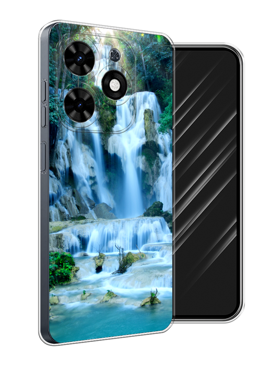 

Чехол Awog на Tecno Spark Go 2024 "Водопад 8", Голубой;зеленый, 304650-1