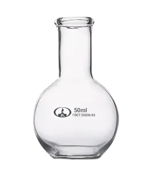 

Колба МиниМед лабораторная исполнение 2 с цилиндрической горловиной тип П-2-50-22, Прозрачный, Колба лабораторная плоскодонная исполнение 2 с цилиндрической горловиной тип П-2-50-22 1 шт.