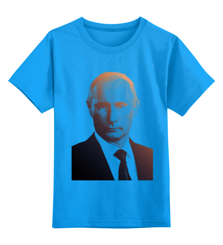

Детская футболка классическая Printio Путин-арт, р. 104, 0000000693297